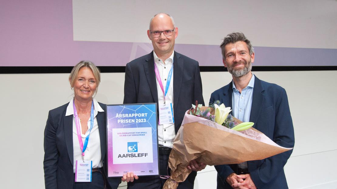 Aarsleff modtager Årsrapportprisen for Small- og Mid cap-selskaber